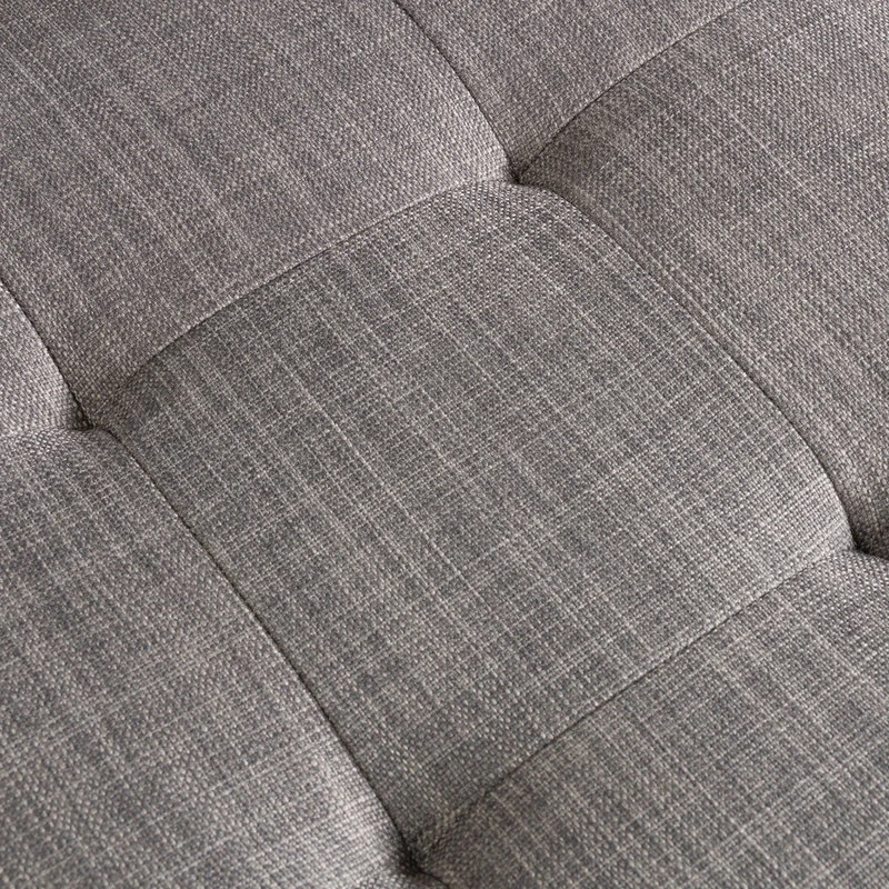 GDFStudio GDF Studio Kyoto Light Gray Fabric Bar Stools, Set Of 2 5 GDFStudio GDF Studio Kyoto Light Gray Fabric Bar Stools, Set Of 2 - Image 5