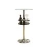 Coaster Home Furnishings Coaster Black Bar Table With Tempered Glass Top And Storage
