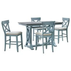 Coast To Coast Imports, LLC Bar Harbor Blue Counter Height Dining Table -CHAMPRO shop 03e1685f0e9e2ca3 6307 w800 h800 b1 p0