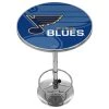 Trademark Gameroom NHL Chrome Pub Table, Watermark, St. Louis Blues