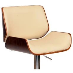 Armen Living London Swivel Barstool, Cream/Walnut Veneer/Chrome -CHAMPRO shop 0a41969d0748b677 7699 w800 h800 b1 p0