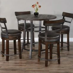 Sunny Designs, Inc. Tobacco Leaf Metal Base Table, Counter 36" -CHAMPRO shop 0f31442d00ad612a 3239 w800 h800 b0 p0