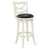 Boraam Industries, Inc. Florence Swivel Bar Stool, Distressed Ivory