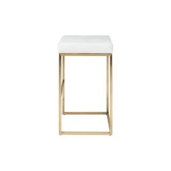 Nuevo Chi Stool, Seat: White, Frame: Brushed Gold, Bar Height 5 Nuevo Chi Stool, Seat: White, Frame: Brushed Gold, Bar Height -CHAMPRO shop 1081e60b00d3a46b 4629 w800 h800 b1 p0