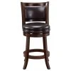 Boraam Industries, Inc. 24" Augusta Swivel Stool, Cappuccino/Dark Brown