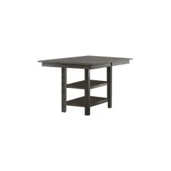 Progressive Furniture Willow Rectangular Counter Table, Distressed Dark Gray