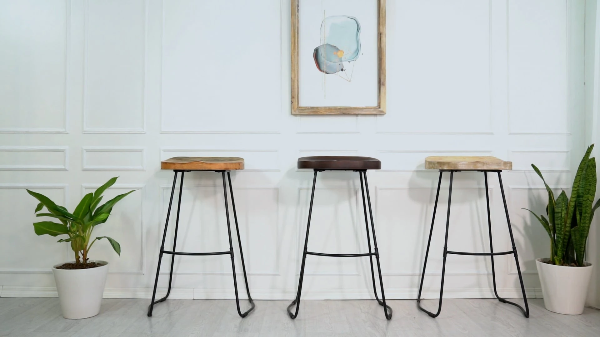 Madeleine Home Inc. Rombass Saddle Seat Bar Stool, Natural 2 Madeleine Home Inc. Rombass Saddle Seat Bar Stool, Natural - Image 2