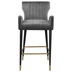 Meridian Furniture Luxe Velvet Stool, Set Of 2, Gray -CHAMPRO shop 15e135fe0b7b495c 7393 w800 h800 b1 p0