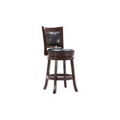 Boraam Industries, Inc. Bristol Swivel Stool, 24", Cappuccino