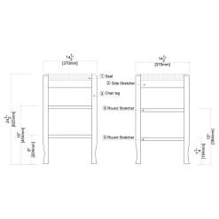 Boraam Industries, Inc. Hanu Counter Stool, White -CHAMPRO shop 19112da10efe25d1 1126 w800 h800 b1 p0