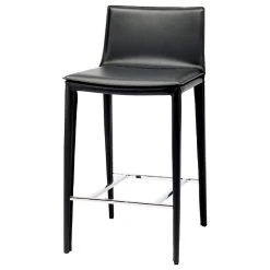 Nuevo Palma Stool, Matte Black, Counter Height