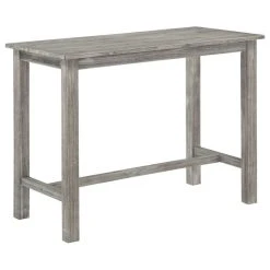 Boraam Industries, Inc. Boraam Sonoma Pub Table In Storm Gray Wire-Brush