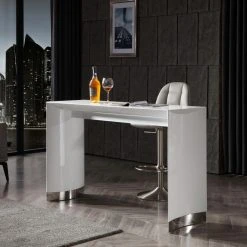 Vig Furniture Inc. Modrest Corbett Contemporary White Bar Table 8 Vig Furniture Inc. Modrest Corbett Contemporary White Bar Table -CHAMPRO shop 215175060e58c1ce 6141 w800 h800 b0 p0