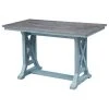 Coast To Coast Imports, LLC Bar Harbor Blue Counter Height Dining Table