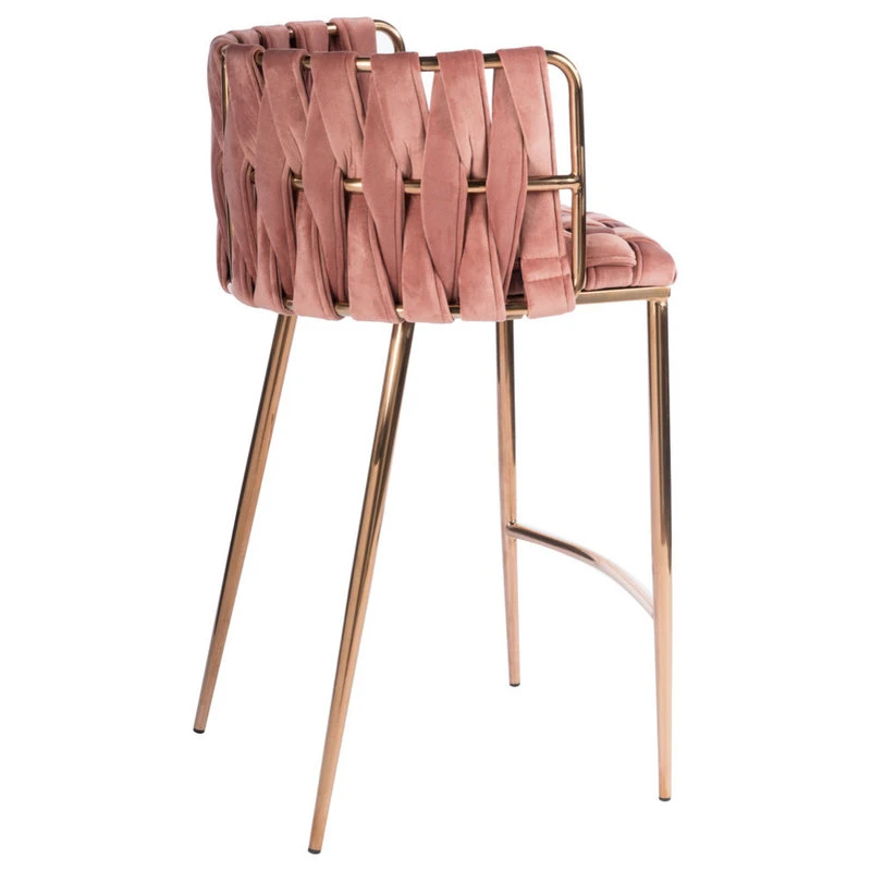 Statements By J Milano Counter Chair, Rose 2 Statements By J Milano Counter Chair, Rose - Image 2