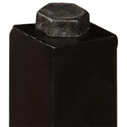 Vida XL International B.V. VidaXL Bar Table Polished 23.6" Steel Solid Reclaimed Wood Bistro Pub Dining -CHAMPRO shop 249104140ec74a33 9969 w800 h800 b1 p0