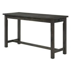 Domain Industries Inc. Lexicon Connected 4 Piece Wood Counter Height Dining Set In Brownish Gray