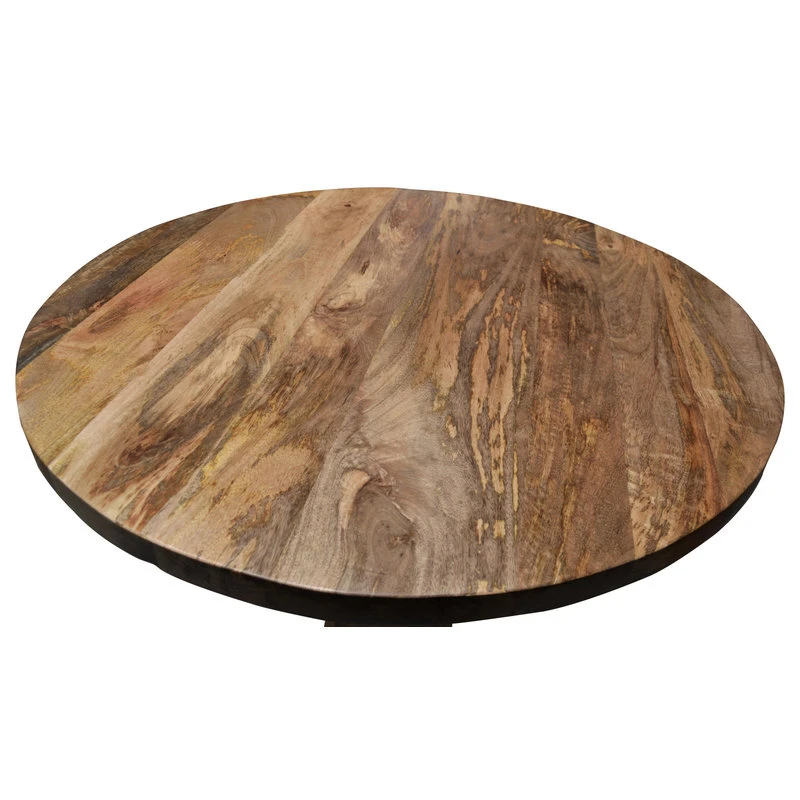 Rustic Home Interiors Round Bar Height Mango Table 7 Rustic Home Interiors Round Bar Height Mango Table - Image 7
