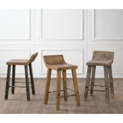 Kosas Home Reagan Low Back Stool, Rustic Brown, Counter Stool 18 Kosas Home Reagan Low Back Stool, Rustic Brown, Counter Stool -CHAMPRO shop 2831f0760a32dd2b 8381 w800 h800 b0 p0