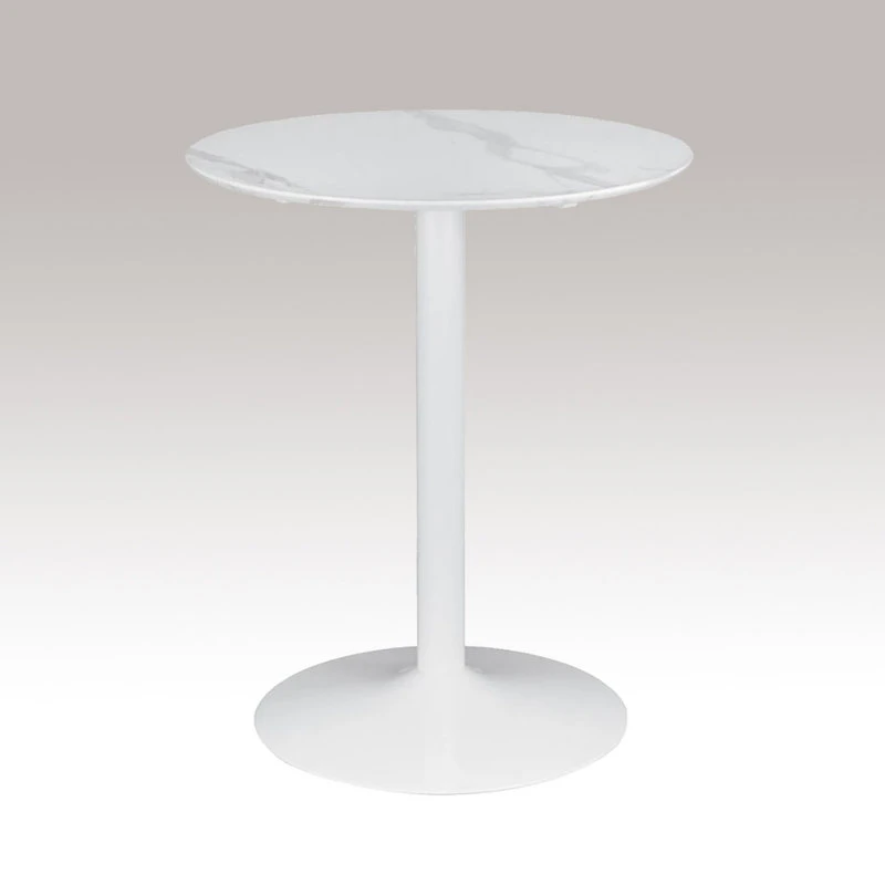 Coaster Home Furnishings Coaster Arkell Round Pedestal Counter Height Table In White 2 Coaster Home Furnishings Coaster Arkell Round Pedestal Counter Height Table In White - Image 2