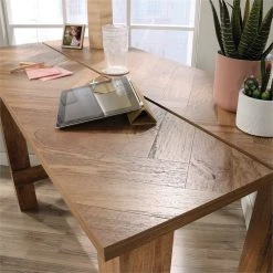 Sauder Boone Mountain Counter Height Dining Table In Sindoori Mango Beige -CHAMPRO shop 2981cf520efc14b5 1975 w800 h800 b0 p0