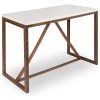 Uniek Kaya Counter Height Pub Table, Brown