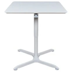 Luxor 36" Pneumatic Height Adjustable Square Cafe Table