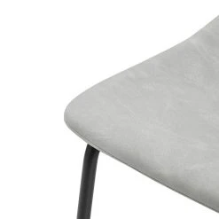 Walker Edison 24" Faux Leather Counter Stool, Set Of 2, Gray -CHAMPRO shop 2b5187fb0dfa4a0c 8652 w800 h800 b0 p0