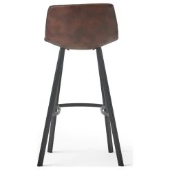 GDFStudio GDF Studio Rex Faux Snake Leather Brown Bar Stools, Set Of 2, Snake Skin Brown -CHAMPRO shop 2c71239c02eb7a8f 5899 w800 h800 b1 p0