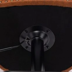 Duhome Elegant Lifestyle 1 X Diamond Stitched Height Adjustable Leathaire Bar Stool, Yellowish-Brown -CHAMPRO shop 2fb1a8d30058146b 2397 w800 h800 b0 p0