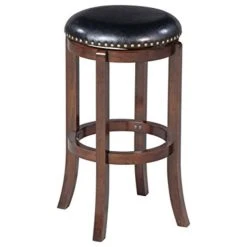 Boraam Industries, Inc. Cordova Swivel Stool, 29", Cappuccino