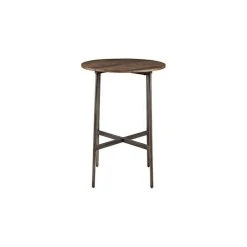 Olliix INK+IVY Renu Modern Industrial Wood Counter Stool, Bar Table