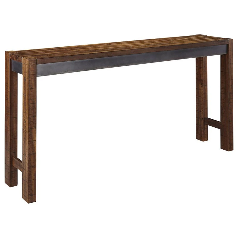 Ashley Furniture Industries Torjin Long Counter Table, Casual Style, Two-Tone Brown 1 Ashley Furniture Industries Torjin Long Counter Table, Casual Style, Two-Tone Brown