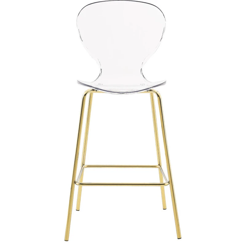 Meridian Furniture Clarion Counter Stool, Set Of 2, Gold 5 Meridian Furniture Clarion Counter Stool, Set Of 2, Gold - Image 5