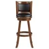 Boraam Industries, Inc. Boraam Augusta 34" Extra Tall Swivel Bar Stool, Cherry