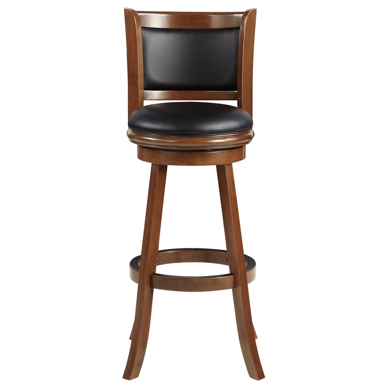 Boraam Industries, Inc. Boraam Augusta 34" Extra Tall Swivel Bar Stool, Cherry 1 Boraam Industries, Inc. Boraam Augusta 34" Extra Tall Swivel Bar Stool, Cherry