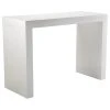 Sunpan Modern Home Sunpan Ikon Faro C-Shape Bar Table, White