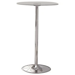Coaster Home Furnishings Coaster 42" Transitioning LED Bar Table With Chrome Base