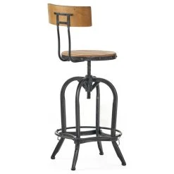 GDFStudio Modern Industrial Design Adjustable Seat Height Bar/Counter Stool -CHAMPRO shop 3f01a7e002295839 4429 w800 h800 b1 p0