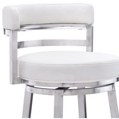 Armen Living Madrid Swivel Stool, White, 26" 10 Armen Living Madrid Swivel Stool, White, 26" -CHAMPRO shop 4091d9750dc1bfb6 8243 w800 h800 b1 p0