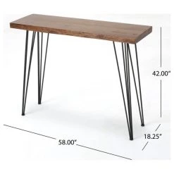 GDFStudio GDF Studio Aneissa Faux Live Edge Rectangular Bar Table, Natural/Black 10 GDFStudio GDF Studio Aneissa Faux Live Edge Rectangular Bar Table, Natural/Black -CHAMPRO shop 41c1f1470f9318e8 8645 w800 h800 b1 p0