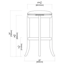 Boraam Industries, Inc. Cordova Swivel Stool, 29", Black -CHAMPRO shop 448133880efe235a 9157 w800 h800 b1 p0