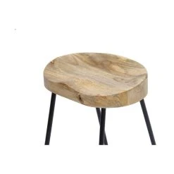 Benzara, Woodland Imprts, The Urban Port The Urban Port 24" Contemporary Wood Saddle Seat Small Barstool In Brown/Black 9 Benzara, Woodland Imprts, The Urban Port The Urban Port 24" Contemporary Wood Saddle Seat Small Barstool In Brown/Black -CHAMPRO shop 451196ea00600a20 5291 w800 h800 b1 p0