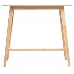 GDFStudio GDF Studio Margaret Natural Walnut Finish Wood Bar Table, Oak Finish
