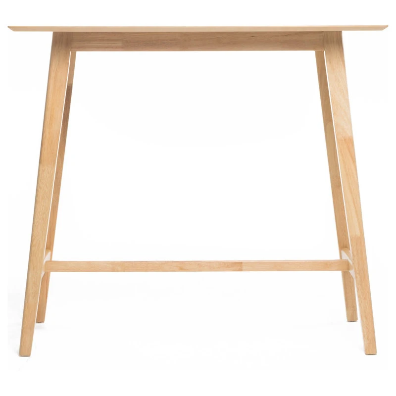 GDFStudio GDF Studio Margaret Natural Walnut Finish Wood Bar Table, Oak Finish 1 GDFStudio GDF Studio Margaret Natural Walnut Finish Wood Bar Table, Oak Finish