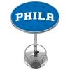 Trademark Gameroom NBA Chrome Pub Table, Fade, Philadelphia 76ers