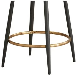 Duhome Elegant Lifestyle Minimalist Round Bar Stools, Yellowish Brown Faux Leather- 2 Pcs, 24 Inch -CHAMPRO shop 485163fc02ba6d50 9127 w800 h800 b1 p0