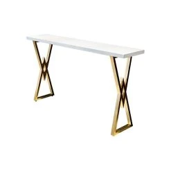 HOMARY 55" Rectangular Bar Height Pub Table Dining Table For Breakfast Nook Solid Wood