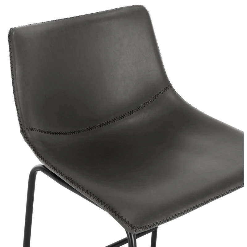 Edgemod Brinley Counter Stool, Set Of 3, Gray 4 Edgemod Brinley Counter Stool, Set Of 3, Gray - Image 4