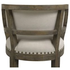 Jennifer Taylor Home Paris Stool With Backrest, Light Beige Linen, 26" Counter Height -CHAMPRO shop 4de1f0350138efce 6214 w800 h800 b1 p0